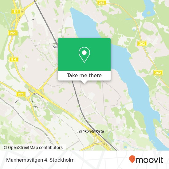 Manhemsvägen 4 map