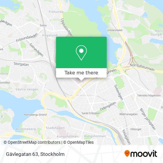 Gävlegatan 63 map