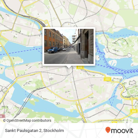 Sankt Paulsgatan 2 map