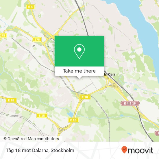 Tåg 18 mot Dalarna map