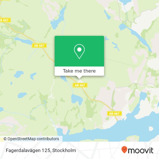 Fagerdalavägen 125 map