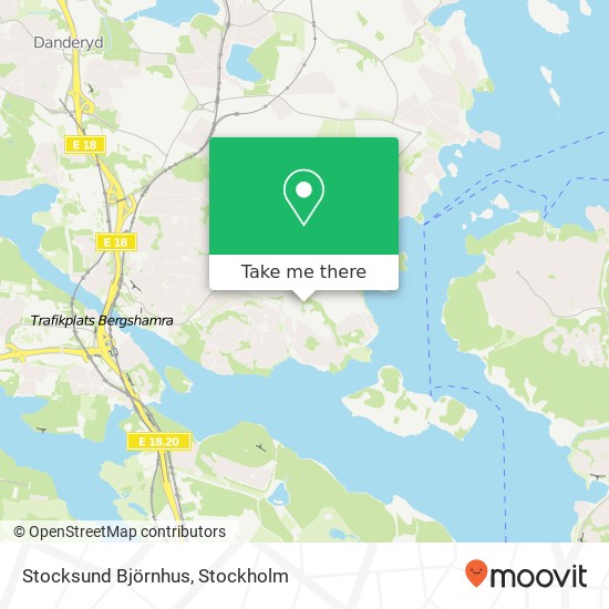 Stocksund Björnhus map