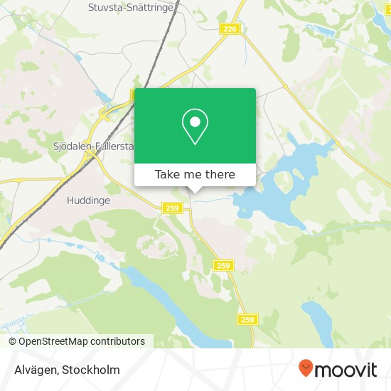 Alvägen map