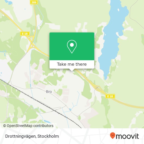 Drottningvägen map