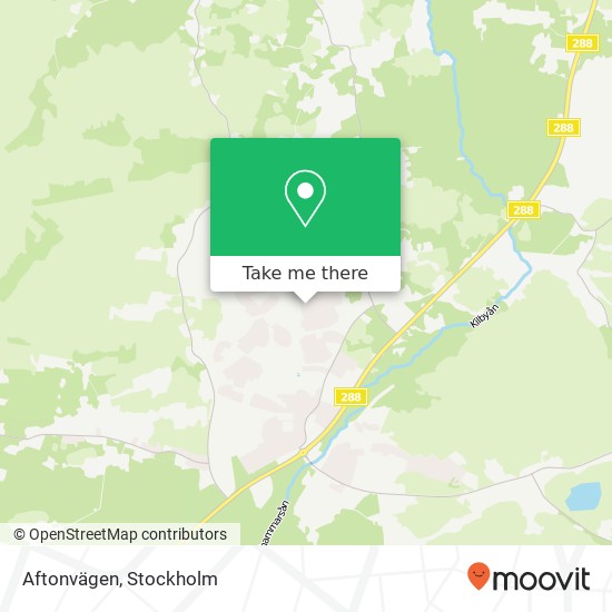 Aftonvägen map