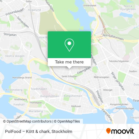 PolFood – Kött & chark map