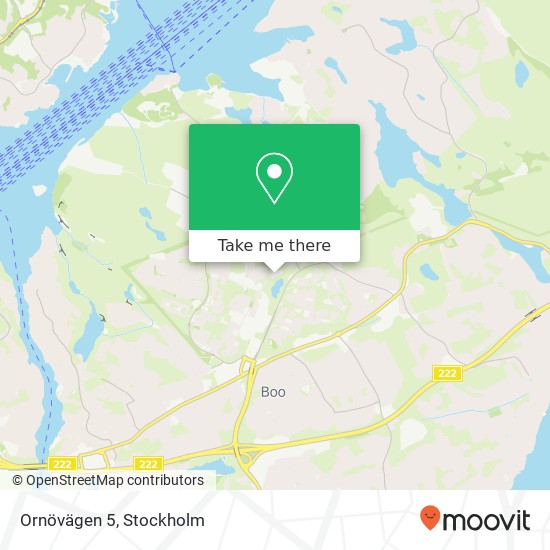 Ornövägen 5 map