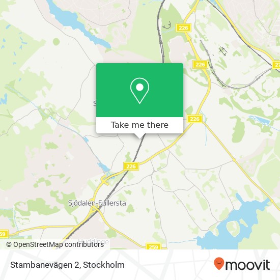 Stambanevägen 2 map