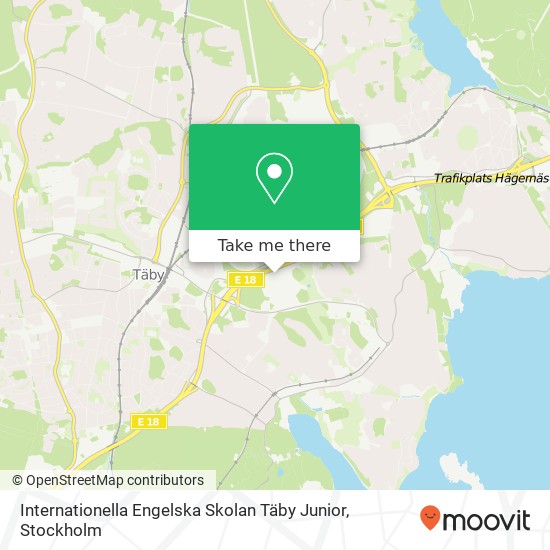 Internationella Engelska Skolan Täby Junior map