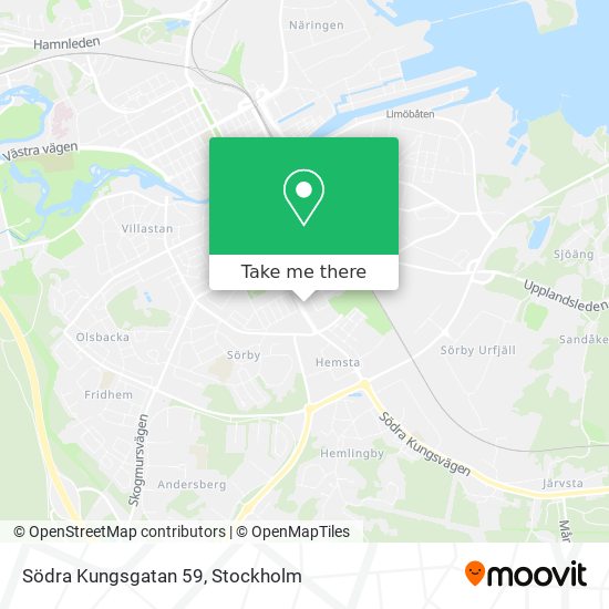 Södra Kungsgatan 59 map