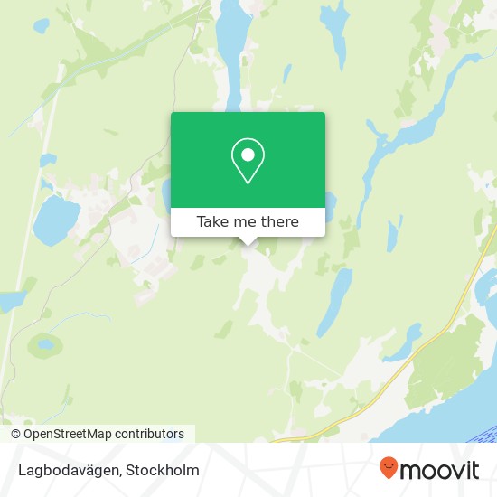 Lagbodavägen map