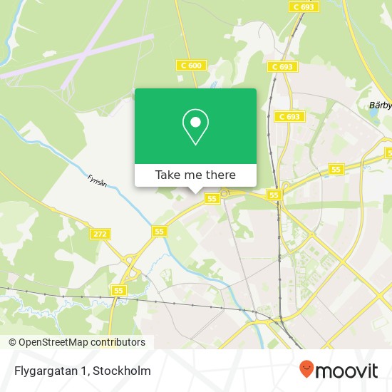 Flygargatan 1 map