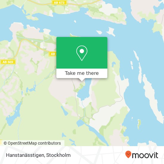 Hanstanässtigen map