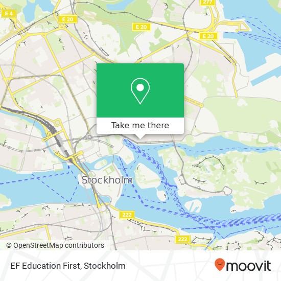 EF Education First map