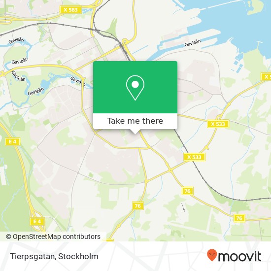 Tierpsgatan map