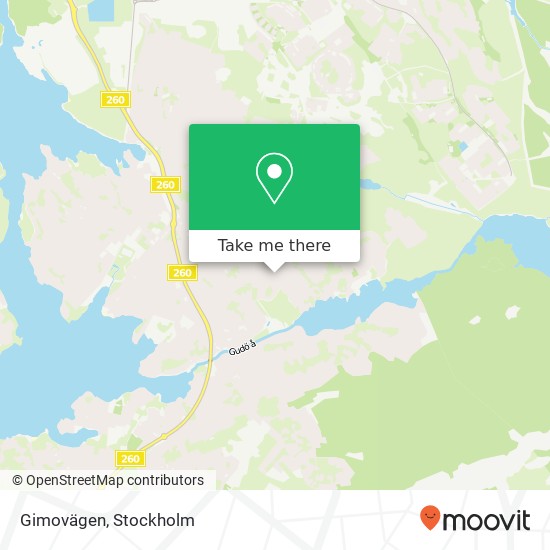 Gimovägen map