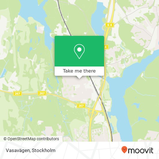 Vasavägen map