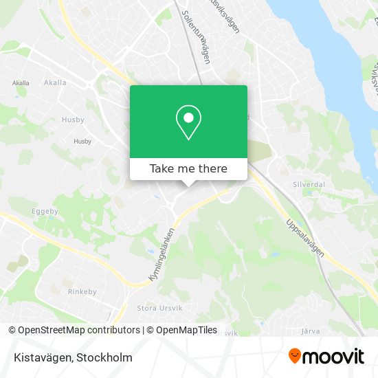 Kistavägen map