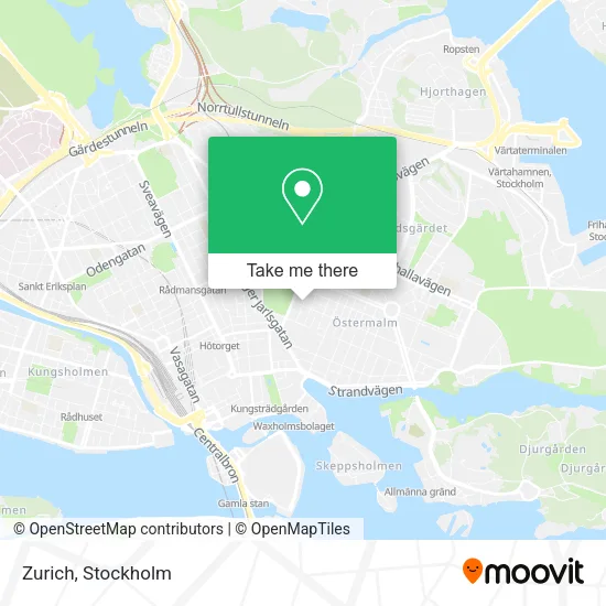 Zurich map