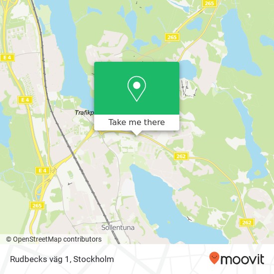 Rudbecks väg 1 map