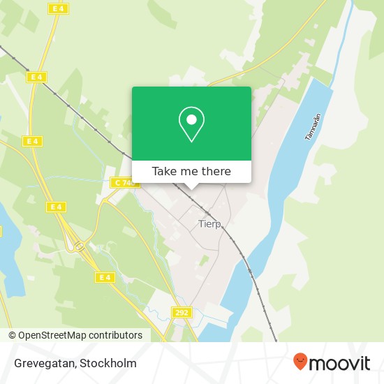 Grevegatan map