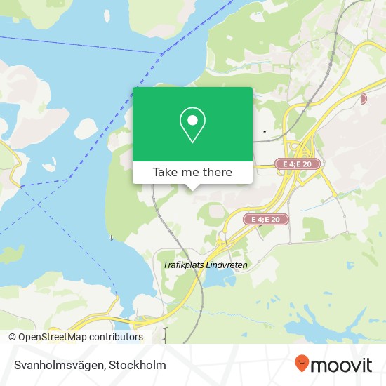 Svanholmsvägen map