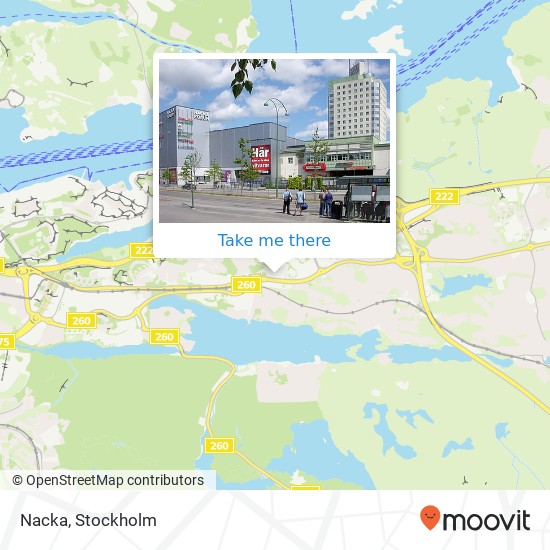 Nacka map