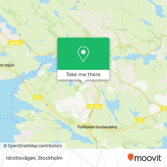 Idrottsvägen map