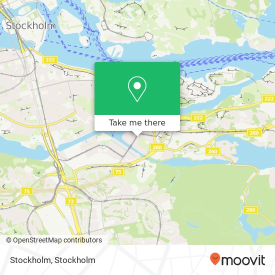 Stockholm map