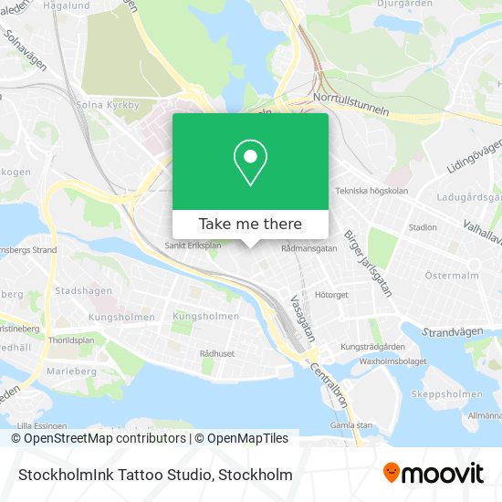 StockholmInk Tattoo Studio map