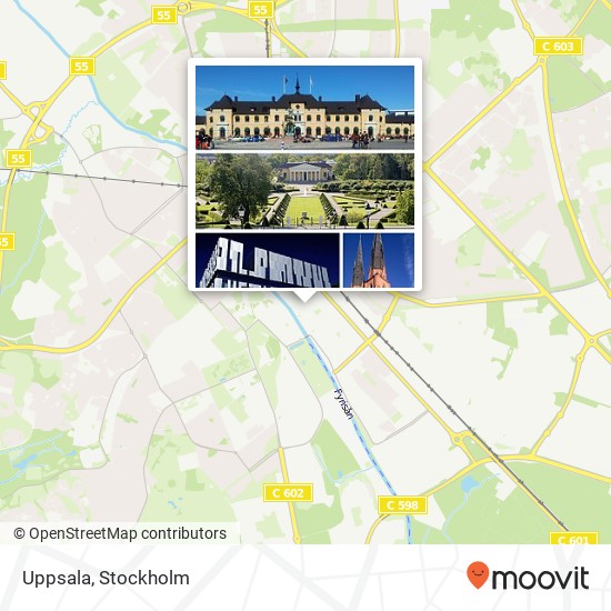 Uppsala map