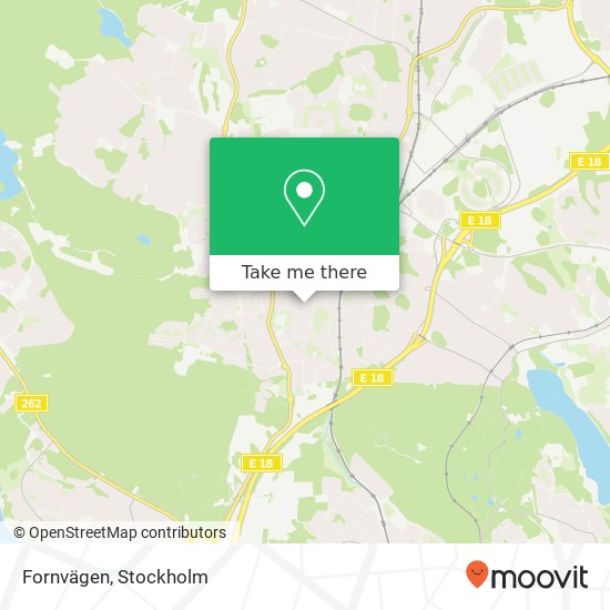 Fornvägen map