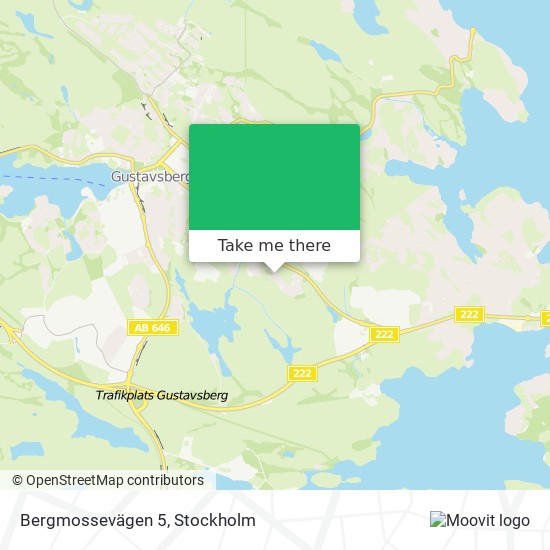 Bergmossevägen 5 map