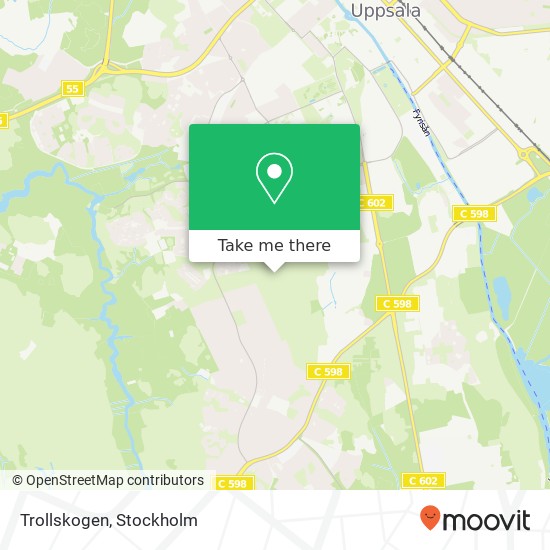 Trollskogen map