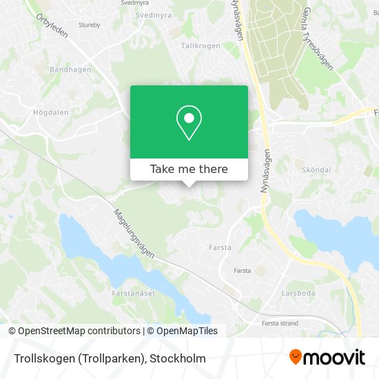 Trollskogen (Trollparken) map