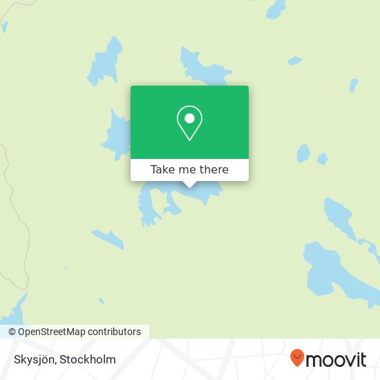 Skysjön map