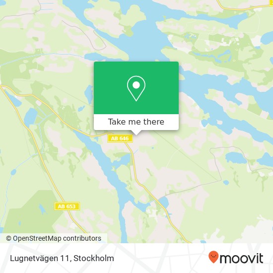 Lugnetvägen 11 map