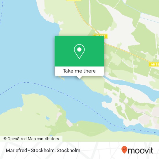 Mariefred - Stockholm map