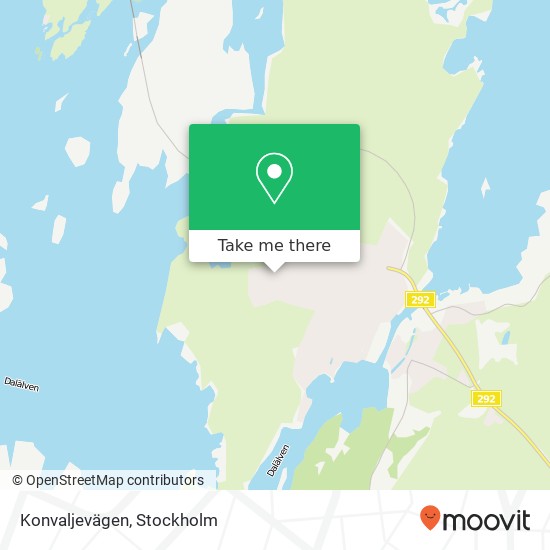 Konvaljevägen map