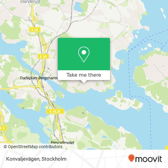 Konvaljevägen map