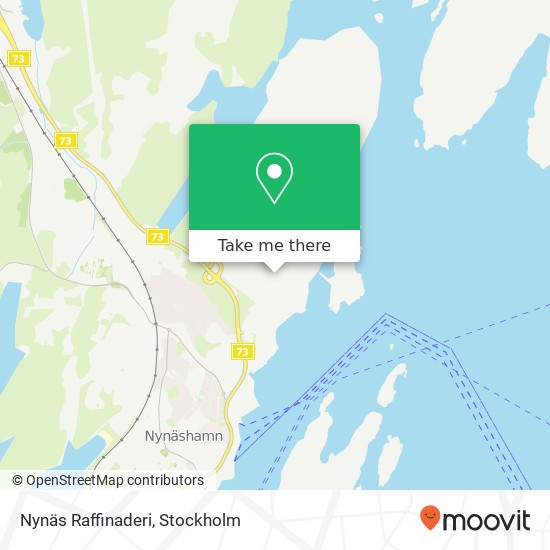 Nynäs Raffinaderi map