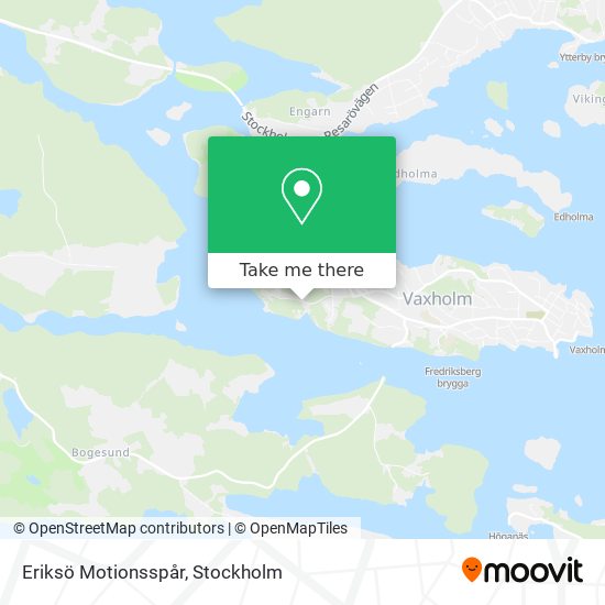 Eriksö Motionsspår map