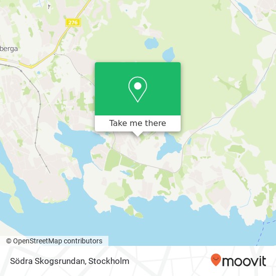 Södra Skogsrundan map