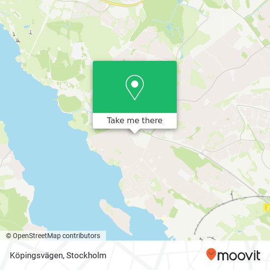 Köpingsvägen map
