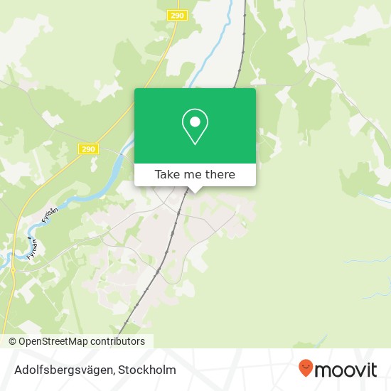 Adolfsbergsvägen map