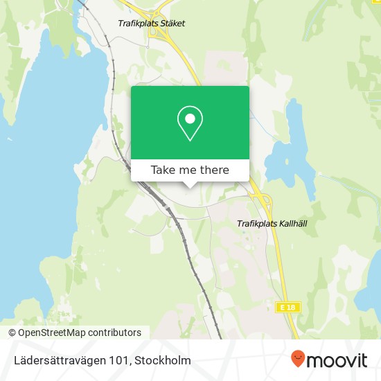 Lädersättravägen 101 map