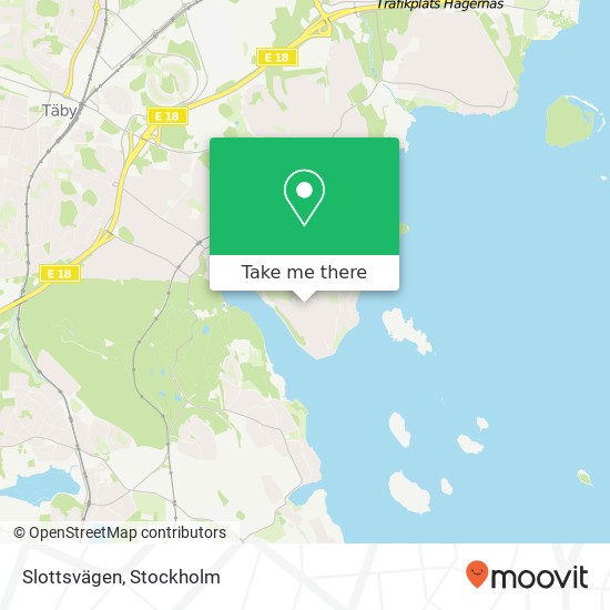 Slottsvägen map