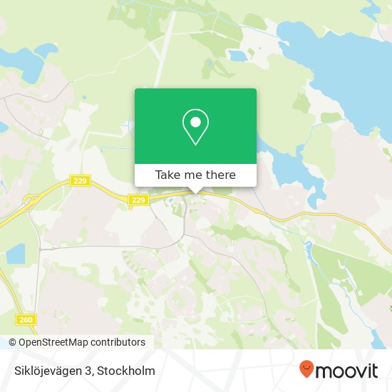 Siklöjevägen 3 map