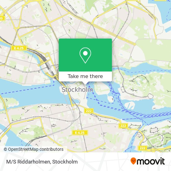 M/S Riddarholmen map