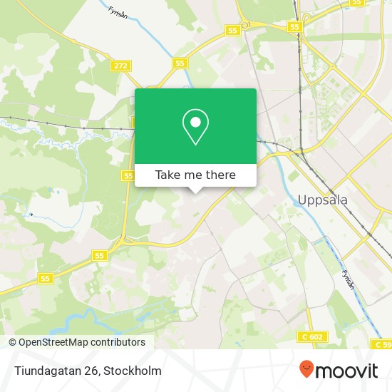 Tiundagatan 26 map